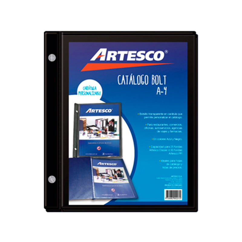 Catálogo A4 bolt negro artesco