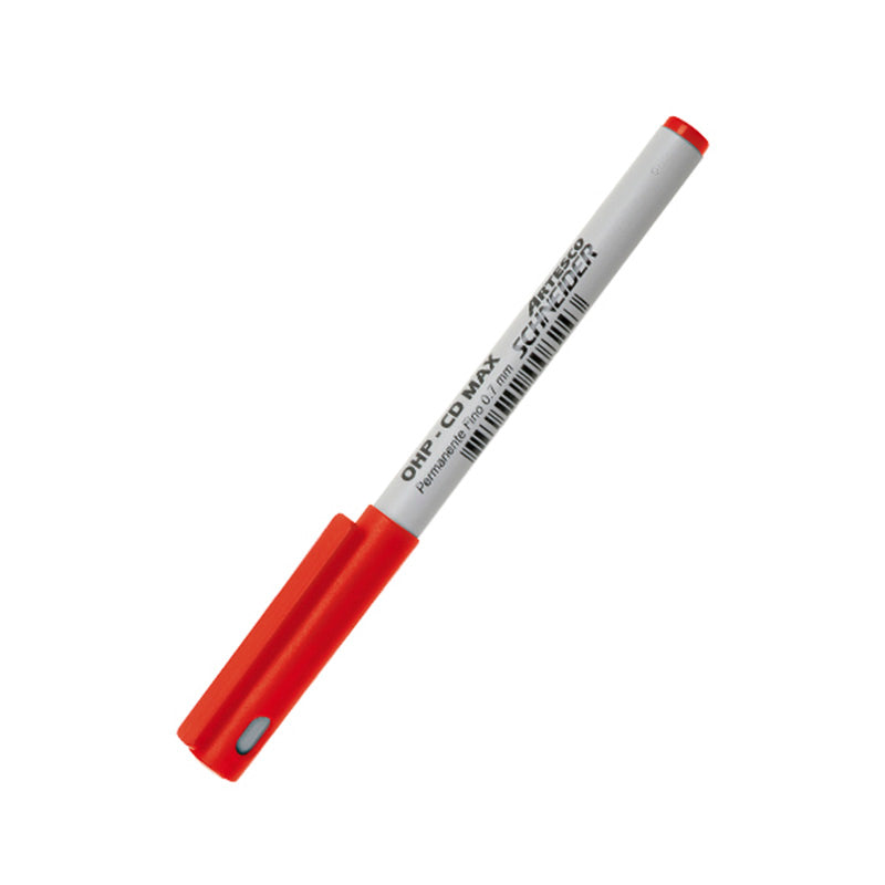 Plumón permanente 421- cd- max 0.7mm rojo Artesco rojo Artesco