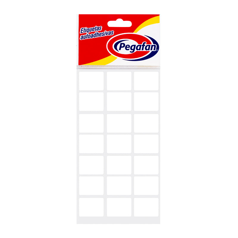 Etiqueta 1 x 3/4 (25mm x 19mm) blanco 100 unidades Pegafan