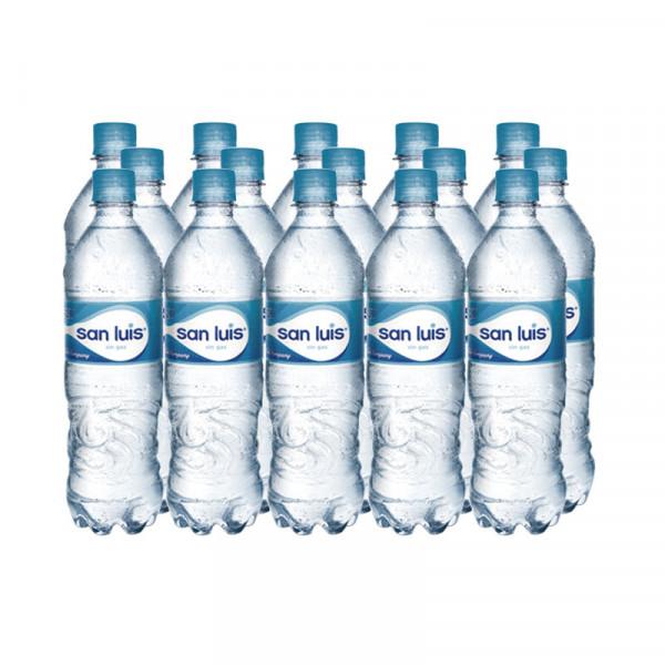 Agua con gas 625ml pack x 15 unidades San Luis