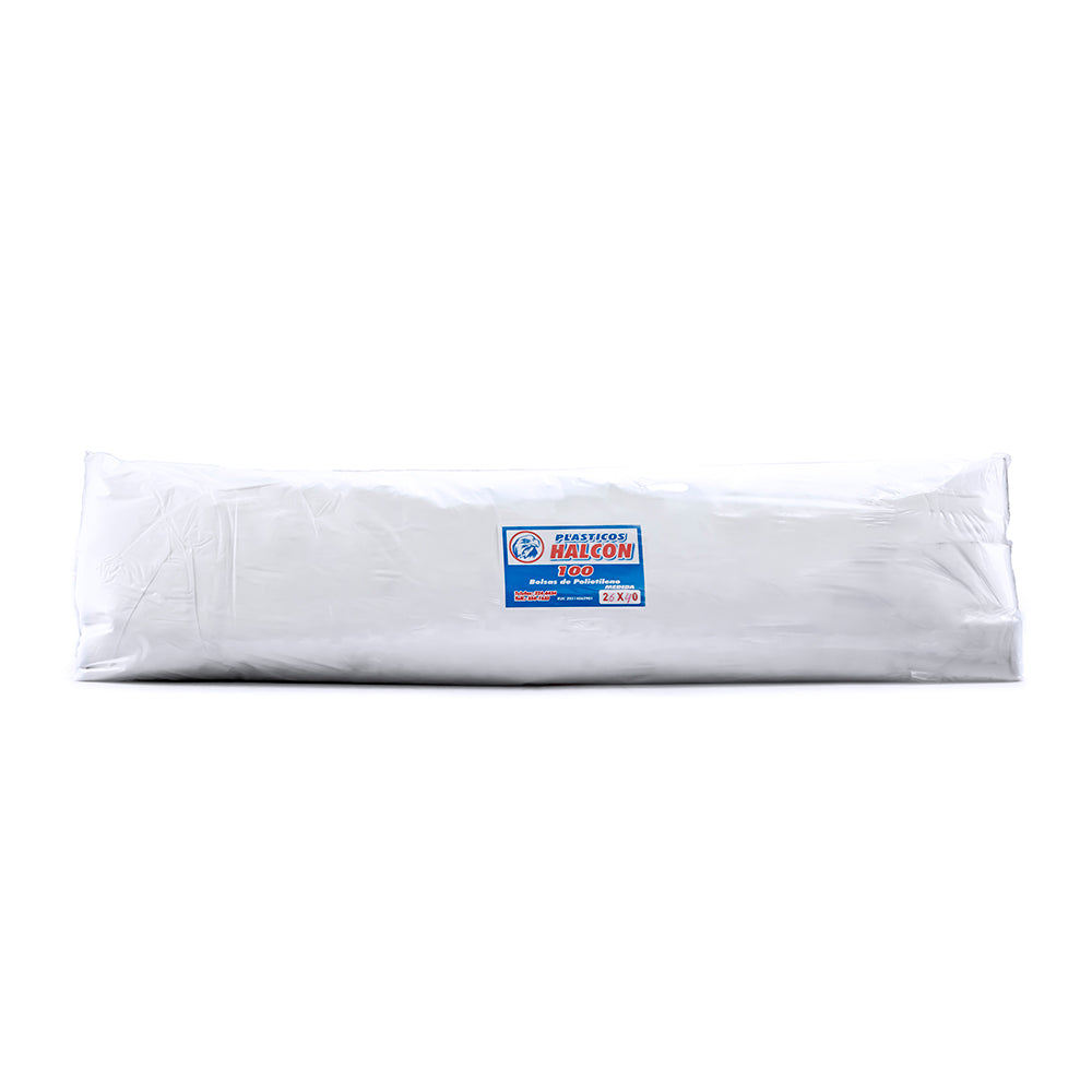 Bolsas blancas de polietileno 26 x 40 cm alta densidad x 100 und s/m