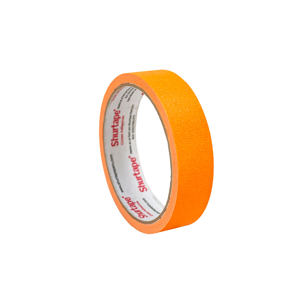 Cinta masking tape naranja 1" x 15 yd Shurtape