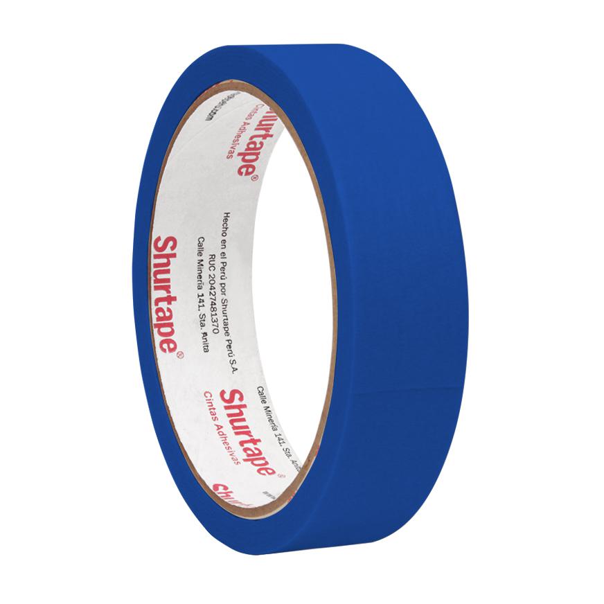 Cinta masking tape azul 1" x 15 yd Shurtape