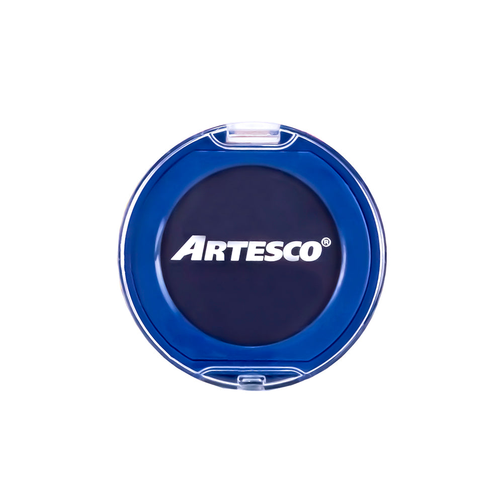 Tampón dactilar azul artesco