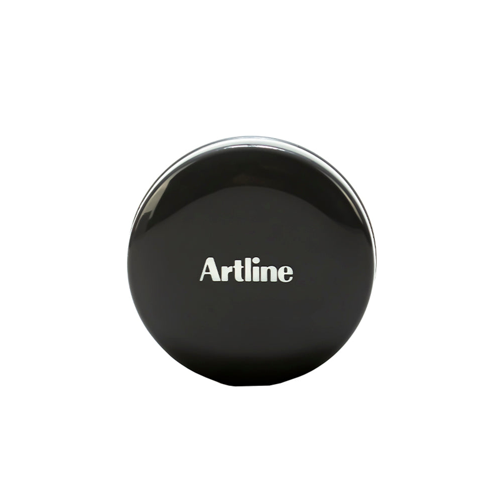 Tampón dactilar negro artline