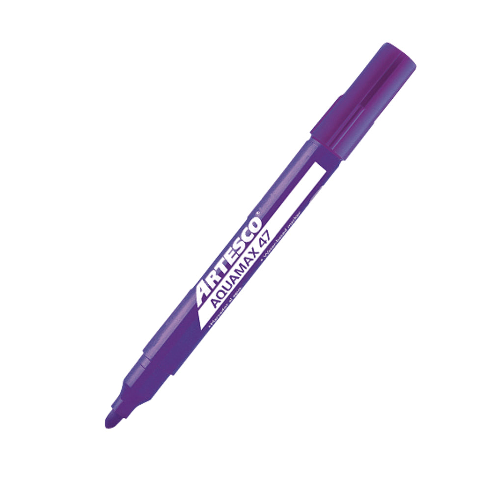 Plumón grueso morado aquamax 47 Artesco