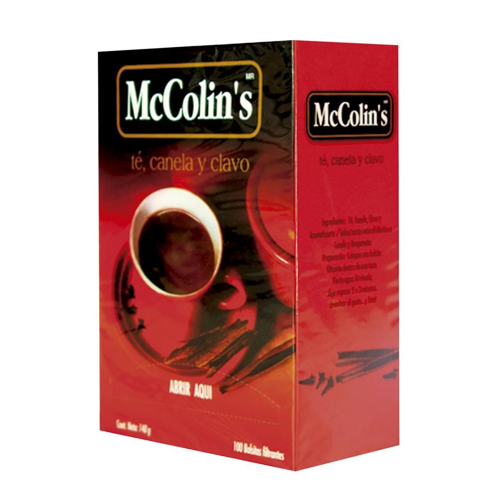Té canela y clavo caja x 100 sobres Mccolins