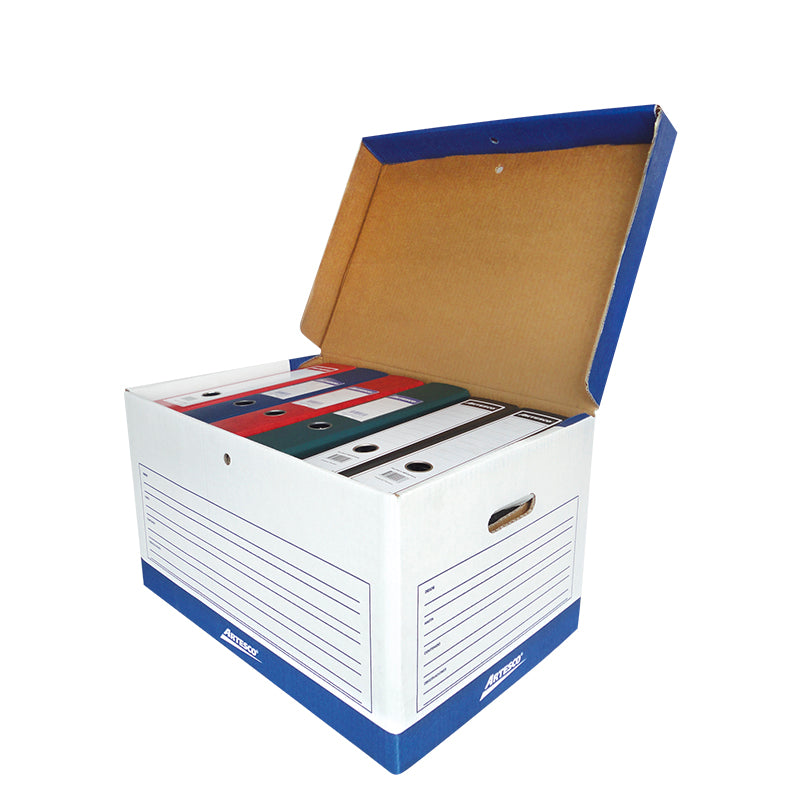 Caja de archivo tipo baúl (30.5x54x37.5cm) N1 Artesco